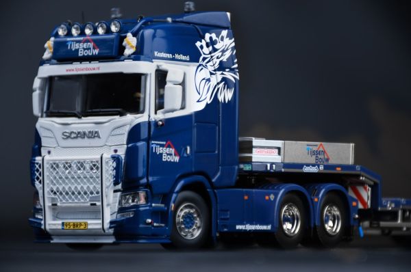 IMC32-0167 - SCANIA S V8 TETTO ALTO 6x4 con caricatore basso a 3 assi NOOTEBOOM TIJSSEN BOUW - 1