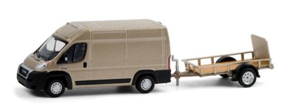 GREEN32210-C - RAM ProMaster 2500 2019 con rimorchio HITCH & TOW a 1 asse in blister - 1