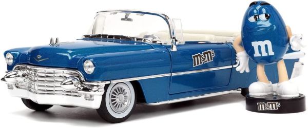 JAD33726 - CADILLAC Eldorado con statuetta M&M's Blue 1956 - 1