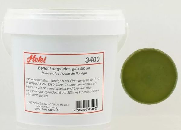 HEK3400 - Colla verde da floccaggio 500ml - 1