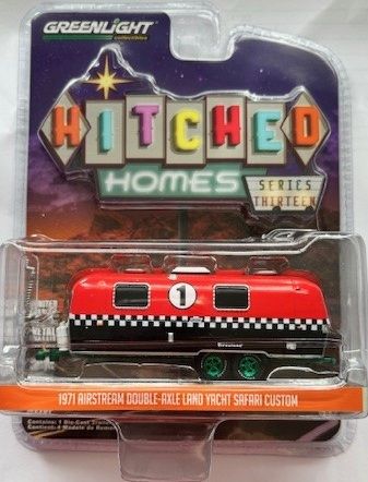 GREEN34130-C_VERT - AIRSTREAM due assi FIRESTONE #1 1971 cerchi verdi della serie HITCHED HOMES in blister - 1