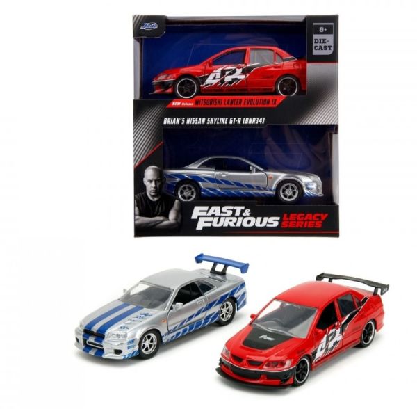 JAD34256 - NISSAN Skyline GTR e MITSUBISHI Lancer EVO Fast & Furious - 1