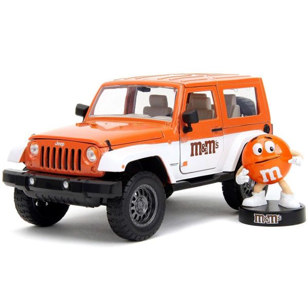 JAD34401 - JEEP Wrangler con statuetta arancione M&M's 2007 - 1