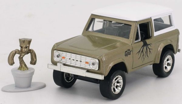 JAD34415 - FORD Bronco 1973 marrone con figura di GROOT - 1