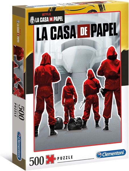 CLE35084 - Puzzle da 500 pezzi LA CASA DE PAPEL - 1