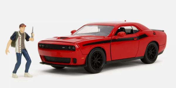 JAD35185 - DODGE Challenger della serie The Walking Dead con statuetta GLENN 2015 Red - 1