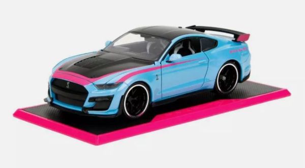 JAD35200 - FORD Mustang Shelby GT500 2020 blu - SLIPS ROSA - 1