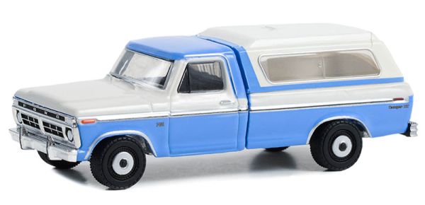 GREEN35260-B - 1975 FORD F-100 Ranger XLT in blister della serie BLUE COLLAR - 1