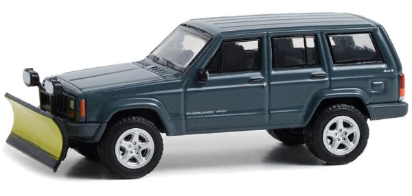 GREEN35260-E - 2000 JEEP Cherokee sport con spazzaneve della serie BLUE COLLAR, in blister - 1