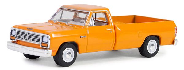 GREEN35280-C-ORANGE - DODGE Ram D-250 1982 arancione in blister BLUE COLLAR - 1