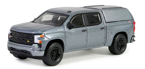 GREEN35280-F - CHEVROLET Silverado 1500 2023 grigio BLUE COLLAR sotto blister - 1