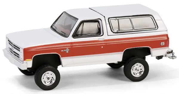 GREEN35290-E - 1984 CHEVROLET K5 Blazer Silverado bianco e rosso della serie ALL-TERRAIN in blister - 1