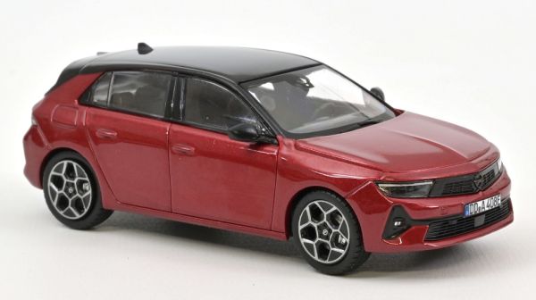 NOREV360062 - OPEL Astra 2022 rosso metallizzato - 1