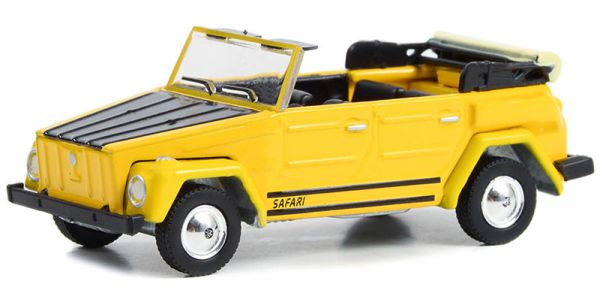 GREEN36070-C - 1974 VOLKSWAGEN Safari Tipo 181 giallo CLUB VEE-DUB in blister - 1