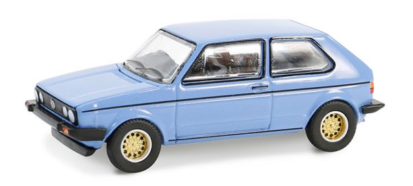 GREEN36100-F - VOLKSWAGEN Golf GTI 1982 Blu Monaco della serie CLUB V-DUB in blister - 1