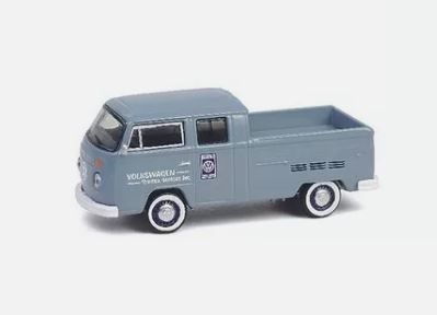 GREEN36110-D - 1978 VOLKSWAGEN Type 2 Double Cab Pick-up grigio della serie CLUB VEE-DUB in blister - 1