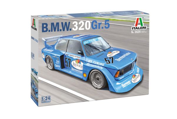 ITA3626 - BMW 320 Gr.5 #57 da assemblare e verniciare - 1