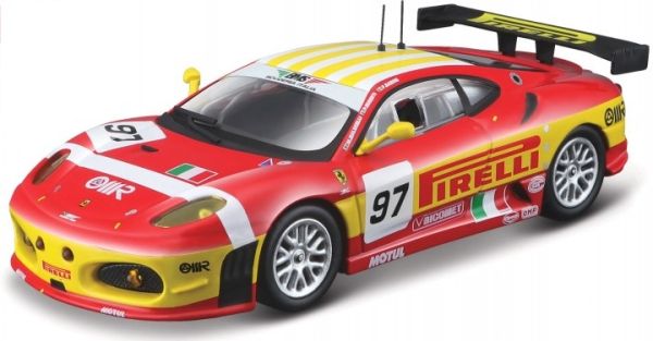 BUR36303RO - FERRARI F430 GT2 #97 2008 rosso e giallo - 1