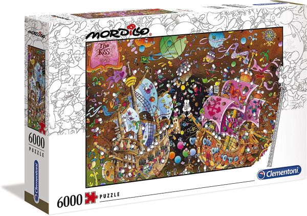 CLE36527 - Puzzle 6000 pezzi Il bacio MORDILLO - 1