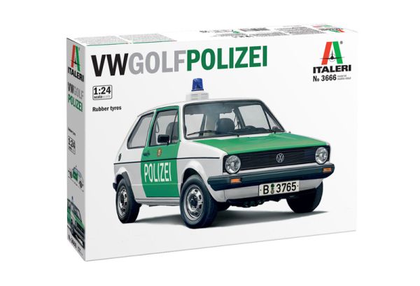 ITA3666 - VOLKSWAGEN Golf Polizei da assemblare e dipingere - 1