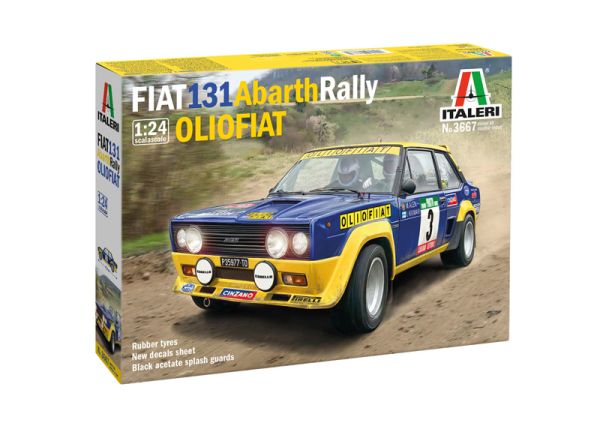 ITA3667 - FIAT 131 Abarth Rally OLIO Fiat da montare e verniciare - 1