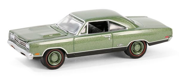 GREEN37310-B - PLYMOUTH Hemi GTX 1969 Verde della serie BARRETT JACKSON in blister - 1