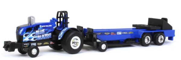 ERT37940-1 - NEW HOLLAND BLUE BLAZES trattore trainante con rimorchio - 1