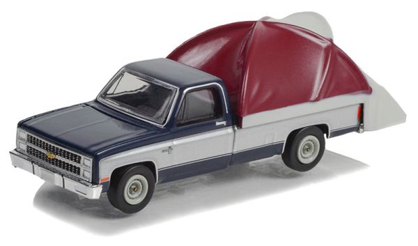 GREEN38030-D - 1982 CHEVROLET D-10 Silverado dalla serie THE GREAT OUTDOORS sotto blister - 1