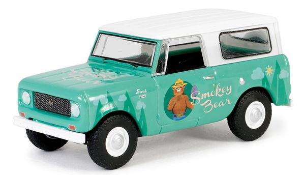 GREEN38060-B - HARVESTER Scout 1961 verde della serie SMOKEY BEAR in blister - 1