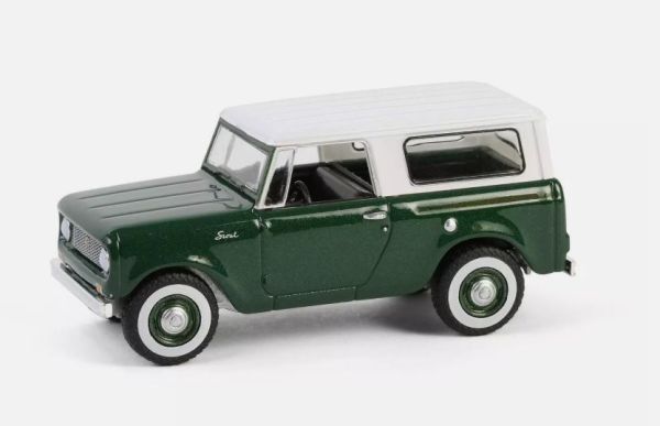 GREEN39150-B - HAVESTER Scout 1961 verde e bianco della serie VINTAGE AD CARS in blister - 1