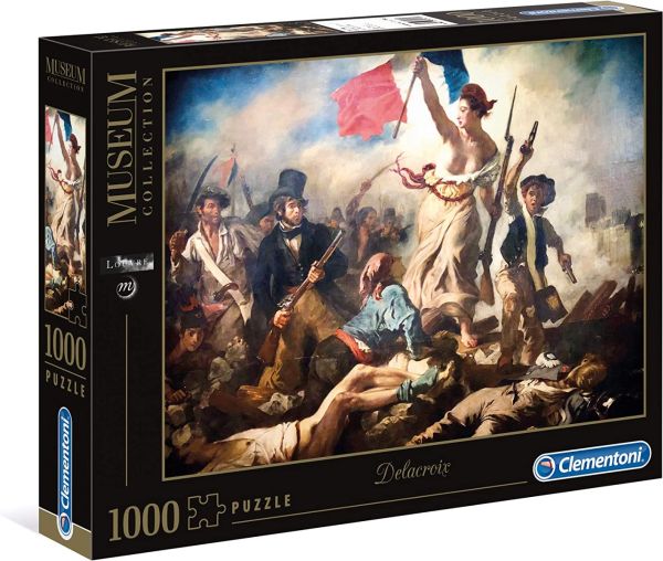 CLE39549 - Puzzle 1000 pezzi collezione Louvre Libertà al servizio del popolo - 1