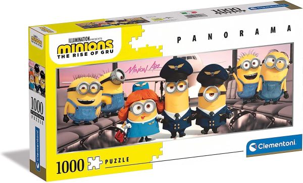 CLE39566 - Puzzle panoramico The Minions 1000 pezzi - 1