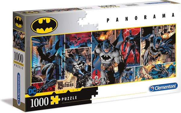 CLE39574 - Puzzle panoramico da 1000 pezzi Dc Comics BATMAN - 1