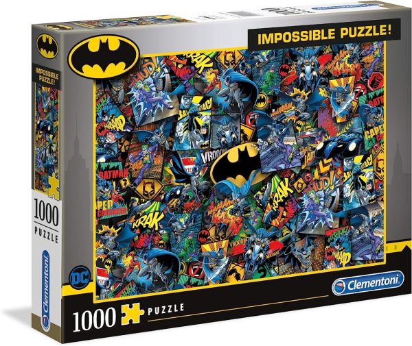 CLE39575 - Puzzle impossibile 1000 pezzi BATMAN - 1