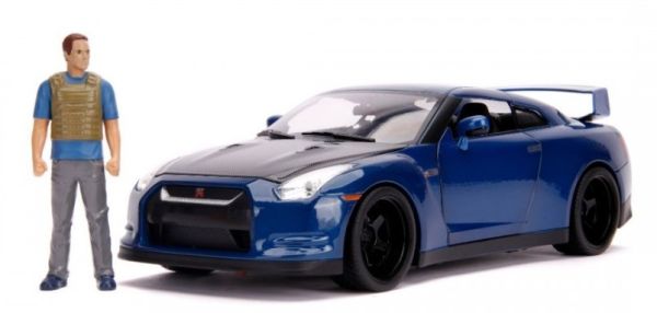 JAD31142 - NISSAN Skyline GT-R R35 FAST AND FURIOUS 7 con figura e luci - 1