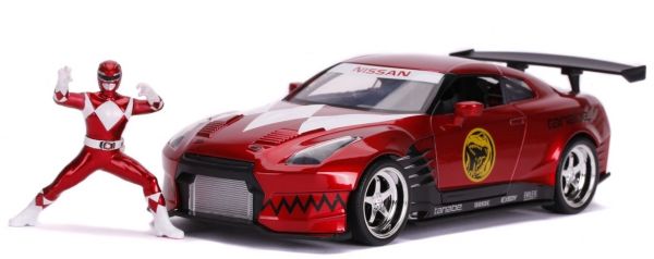 JAD31908 - NISSAN GTR R35 POWER RANGER con figura - 1