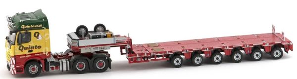 IMC32-0018 - MERCEDES BENZ Arocs Big Space 6x4 con pianale semi ribassato NOOTEBOOM 6 assi QUINTO trasporto - 1