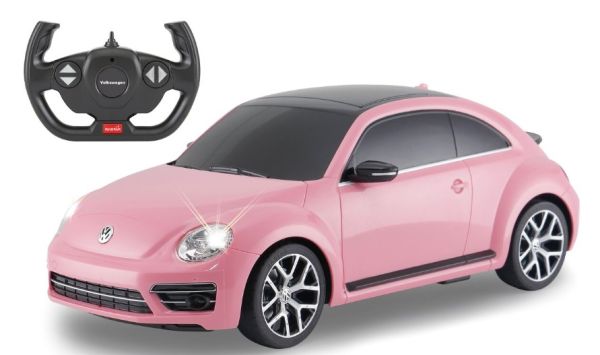 JAM402113 - VOLKSWAGEN Maggiolino Rosa Auto Radiocomandata - 1