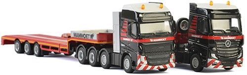 WSI410103 - MERCEDES-BENZ MP4 BigSpace 6x4 con VOLVO FH4 Globetrotter XL 8x4 con pianale a 6 assi MAMMOET - 1