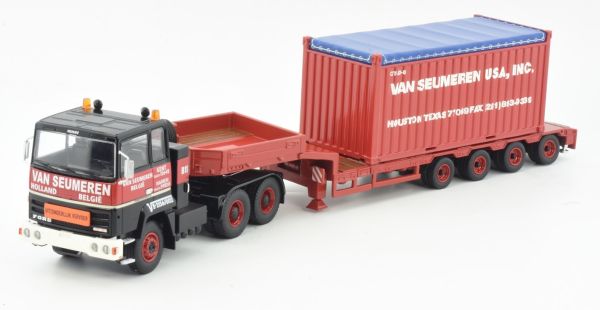 TEK410298 - FORD Transcontinental 6x4 con porta-attrezzi 4 assi e container VAN SEUMEREN - 1