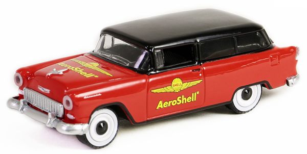 GREEN41155-B - CHEVROLET Sedan Delivery 1955 della serie SHELL in blister - 1