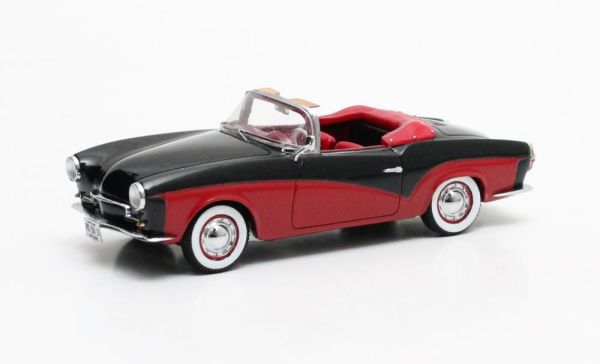 MTX42105-031 - ROMETSCH Lawrence cabriolet nero e rosso 1959 - 1