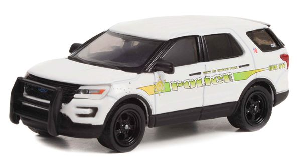 GREEN43000-C - FORD Police Interceptor Utility 2017 City Of North Pole Police della serie HOT PURSUIT sotto blister. - 1