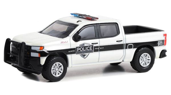 GREEN43020-F - CHEVROLET Silverado SSV 2022 General Motors Fleet Police in blister della serie HOT PURSUIT - 1