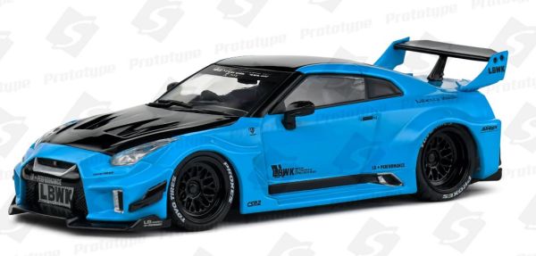 SOL4311209 - NISSAN GTR35 LBWK Silhouette 2019 blu miami - 1