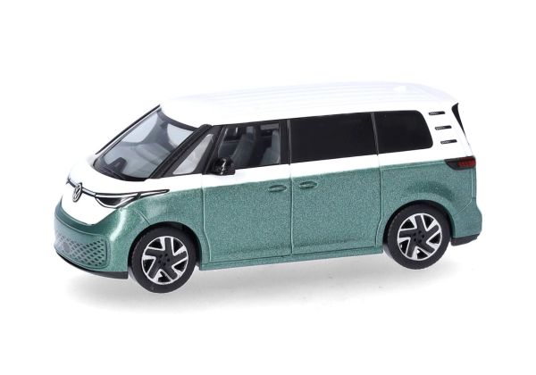 HER431132 - VOLKSWAGEN ID Buzz People bicolore bianco e verde metallizzato - 1