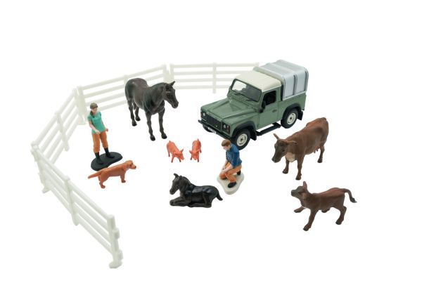 BRI43385 - LAND ROVER Box veterinario con animali - 1