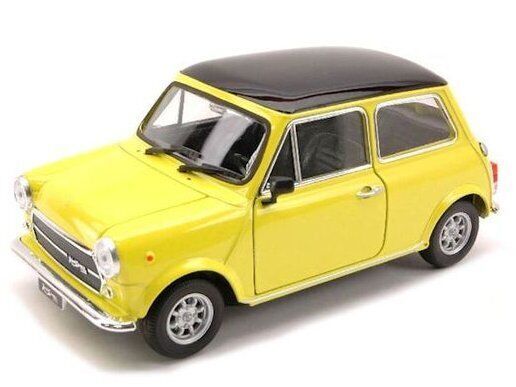 WEL43609JAUNE - Modello MINI Cooper 1300 giallo con tetto nero a frizione - 1