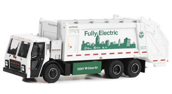 GREEN45170-C - MACK LR Camion elettrico per rifiuti 2021 della serie SD TRUCKS in blister - 1