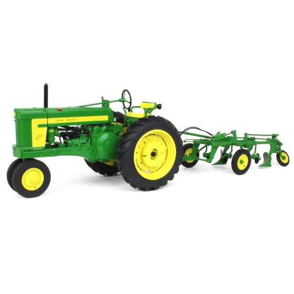 ERT45691 - Coltivatore a file JOHN DEERE 620 con aratro 555: precisione storica - 1